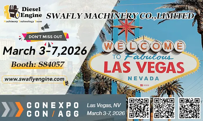 Cuireadh chuig FEARAIS SWAFLY ag CONEXPO-CON/AGG 2026 (Las Vegas)