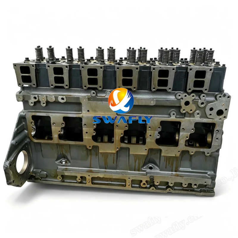 Comhthionól Inneall Bloc Fada Nua Komatsu SAA6D125E-2 le haghaidh PC400 PC450 Tochail